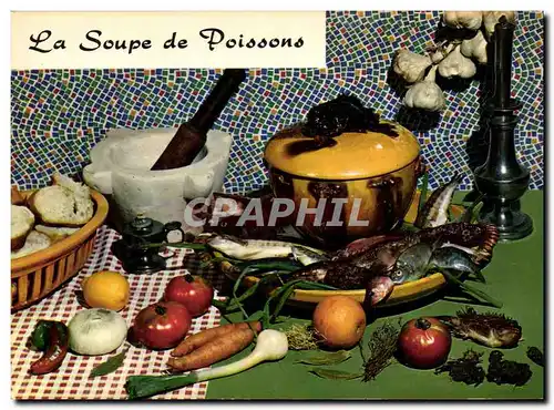 Cartes postales moderne La soupe de poissons