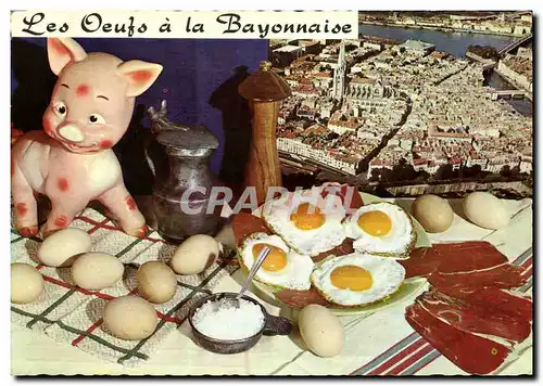 Cartes postales moderne Les oeufs a la Bayonnaise