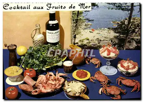 Cartes postales moderne Cocktail aux fruits de mer