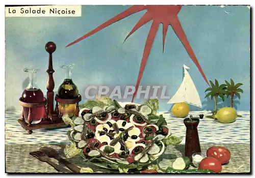 Cartes postales moderne La salade Nicoise