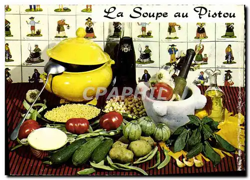 Moderne Karte La soupe au Pistou