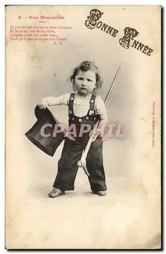 Cartes postales Fantaisie Enfant Nos moutards