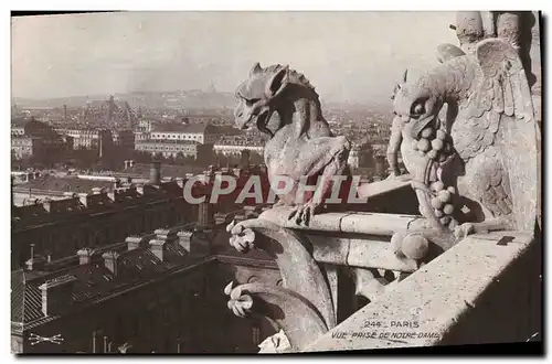 Cartes postales Gargouille Paris Notre Dame