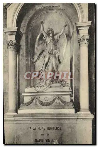 Cartes postales Mort Eglise de Rueil Tombeau de la reine Hortense Napoleon