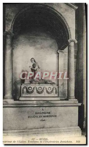 Cartes postales Mort Rueil Interieur de l&#39eglise Tombeau de l&#39imperatrice Josephine