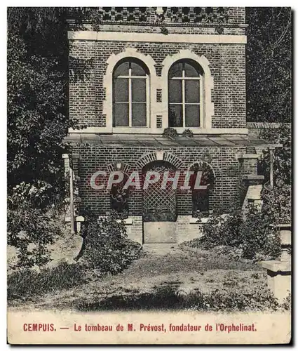 Cartes postales Mort Cempuis Le tombeau de M Prevost fondateur de l&#39orphelinat