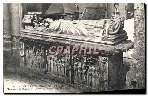 Cartes postales Mort Saint Bertrand de comminges Tombeau de Hugues de Castillon eveque