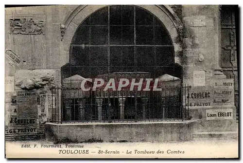 Cartes postales Mort Toulouse St Sernin Le tombeau des comtes