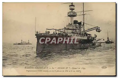 Cartes postales Bateau Le Henri IV