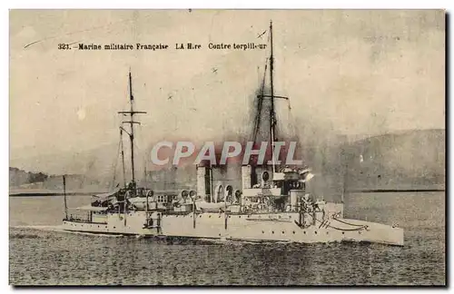 Cartes postales Bateau La Hire Contre Torpilleur