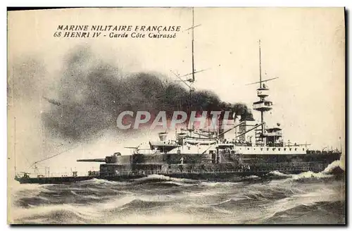 Ansichtskarte AK Bateau Le Henri IV Garde Cote Cuirasse