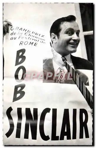 Moderne Karte Bob Sinclair Grand Prix de la Chanson au Festival de Rome