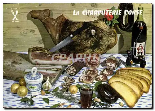 Cartes postales moderne La charcuterie Corse