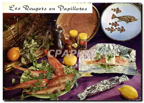 Cartes postales moderne Les Rougets en Papillotes