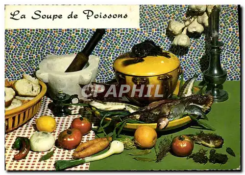 Cartes postales moderne La soupe de poissons