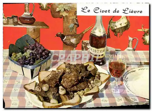 Cartes postales moderne Le civet de lievre