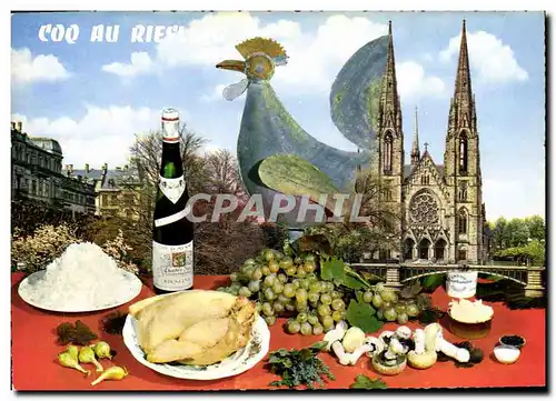 Cartes postales moderne Coq au Riesling