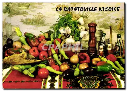 Cartes postales moderne La ratatouille Nicoise