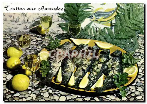 Cartes postales moderne Truites aux amandes