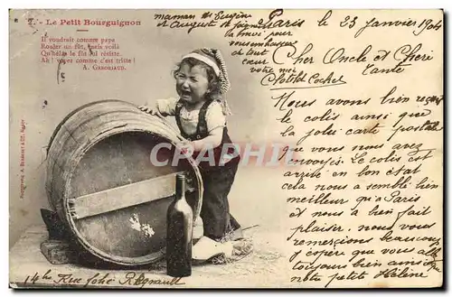 Cartes postales Fantaisie Enfant Le petit Bourguignon