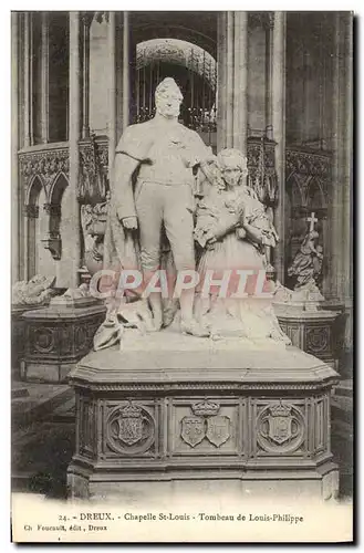 Ansichtskarte AK Dreux Chapelle Saint Louis Tombeau de louis Philippe