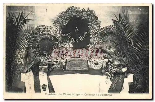 Cartes postales Tombeau de Victor Hugo Caveaux du Pantheon