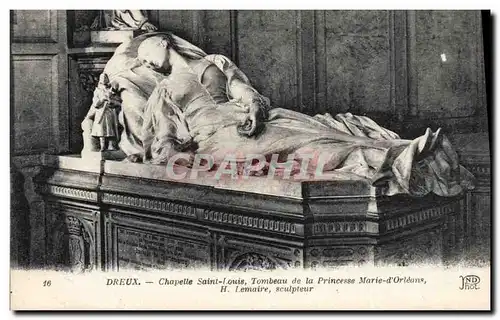 Cartes postales Dreux Chapelle Saint Louis Tombeau de la Princesse Marie d&#39Orleans Lemaire