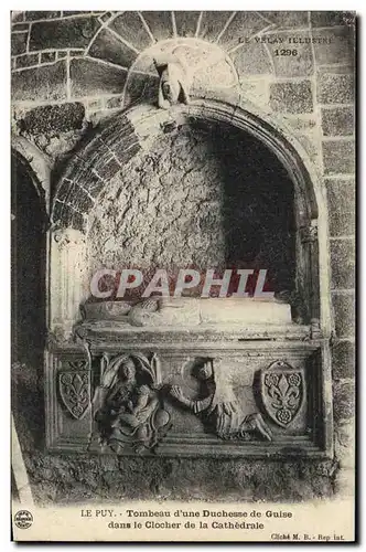 Cartes postales Le Puy Tombeau d&#39une duchesse de Guise dans le clocher de la cathedrale