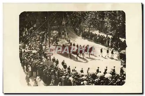 CARTE PHOTO Catastrophe Funerailles Marins