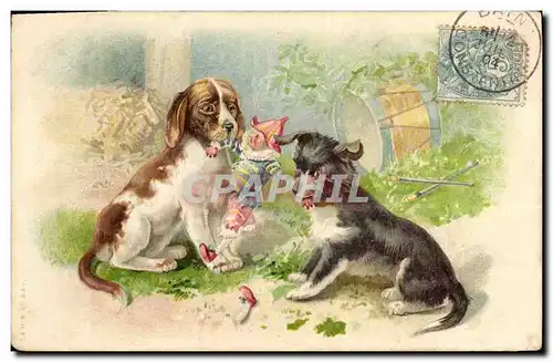 Cartes postales Chien Chients Chiot