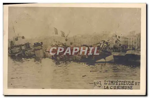 Cartes postales Bateau L&#39Impetueuse et La Curieuse