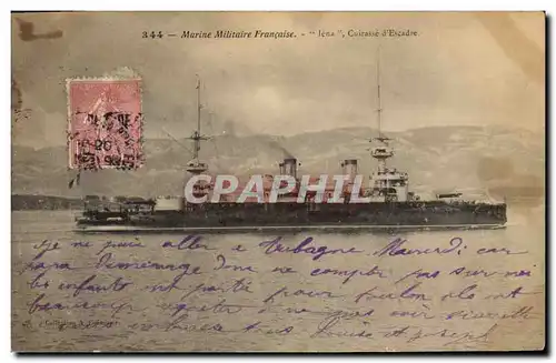 Cartes postales Bateau Iena Cuirasse d&#39escadre