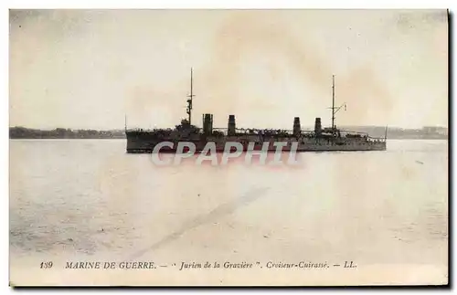 Ansichtskarte AK Bateau Jurien de la Graviere Croiseur Cuirasse