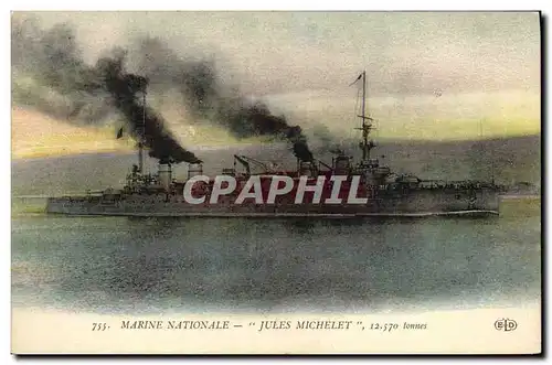 Cartes postales Bateau Jules Michelet