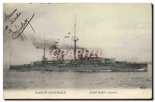 Cartes postales Bateau Jean Bart Cuirasse