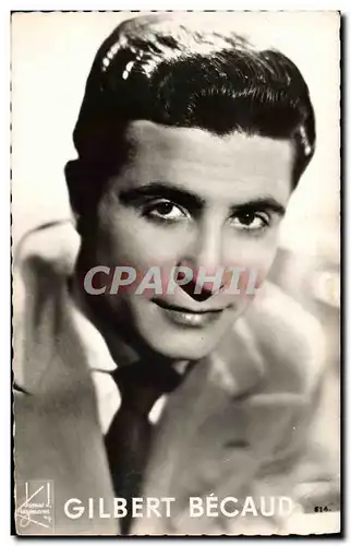 Cartes postales moderne Gilbert Becaud