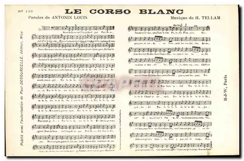 Cartes postales Le Corso Blanc Antonin Louis Tellam