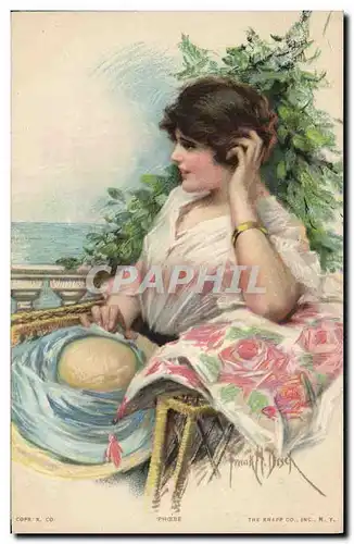 Cartes postales Fantaisie Illustrateur Femme Phoebe