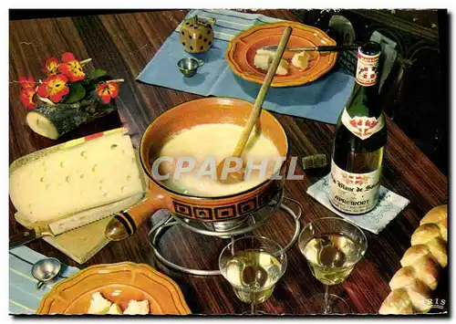 Cartes postales moderne Cuisine La fondue