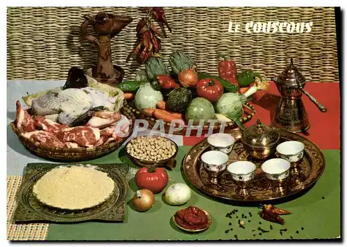 Cartes postales moderne Cuisine Le couscous