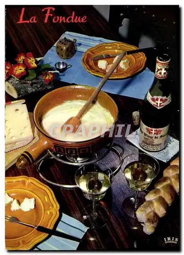 Cartes postales moderne Cuisine La fondue