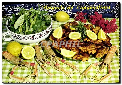 Cartes postales moderne Cuisine Beignets de langoustines