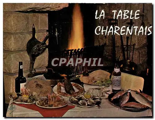 Cartes postales moderne Cuisine La table charentaise