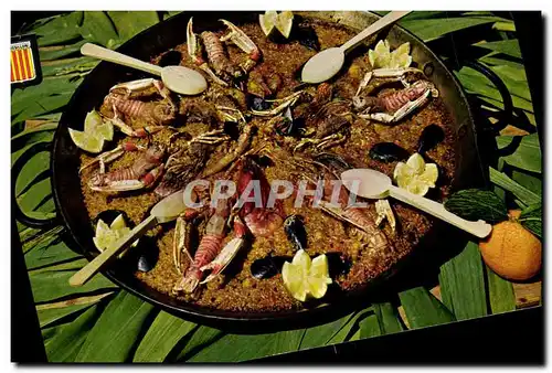 Cartes postales moderne Cuisine Paella