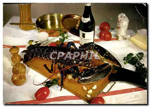 Cartes postales moderne Cuisine Homard a l&#39Armoricaine