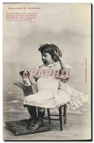 Cartes postales Fantaisie Enfant Souvenirs de jeunesse