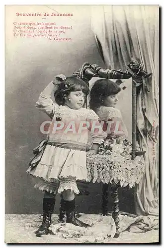 Cartes postales Fantaisie Enfant Souvenirs de jeunesse