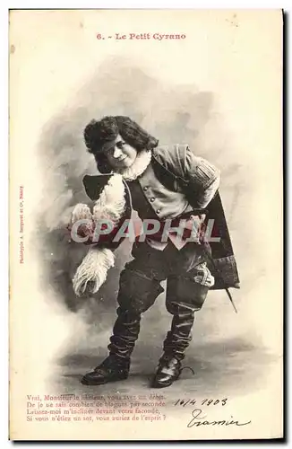 Cartes postales Fantaisie Enfant Le petit Cyrano