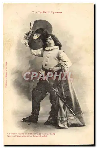 Cartes postales Fantaisie Enfant Le petit Cyrano