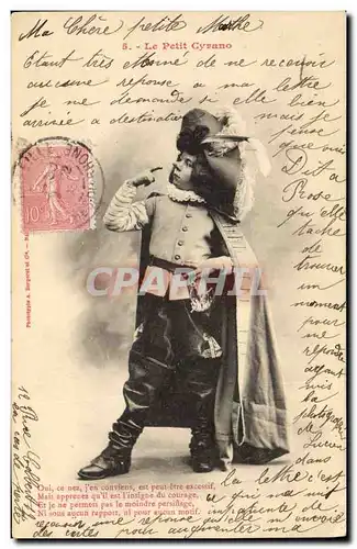 Cartes postales Fantaisie Enfant Le petit Cyrano